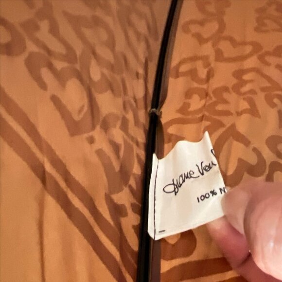 Vintage Diane Von Furstenberg Heart Print Umbrella - Picture 4 of 7